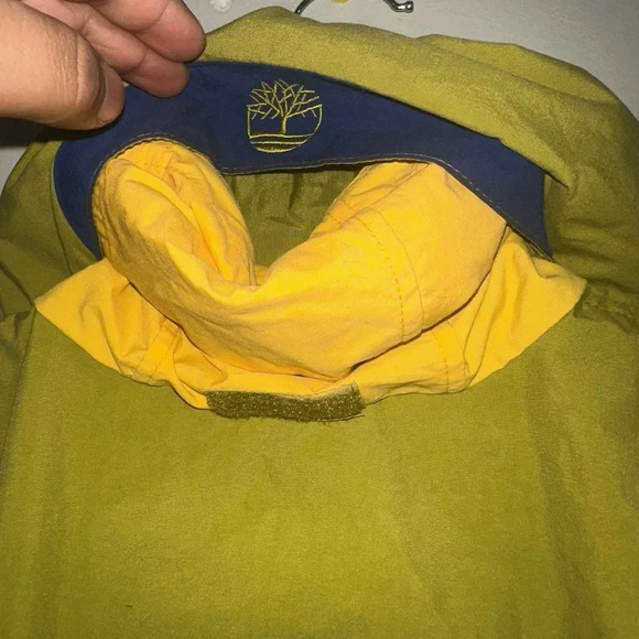 Vintage Timberland Weathergear Mens Large Jacket Coat Windbreaker Zip Up - Picture 9 of 12